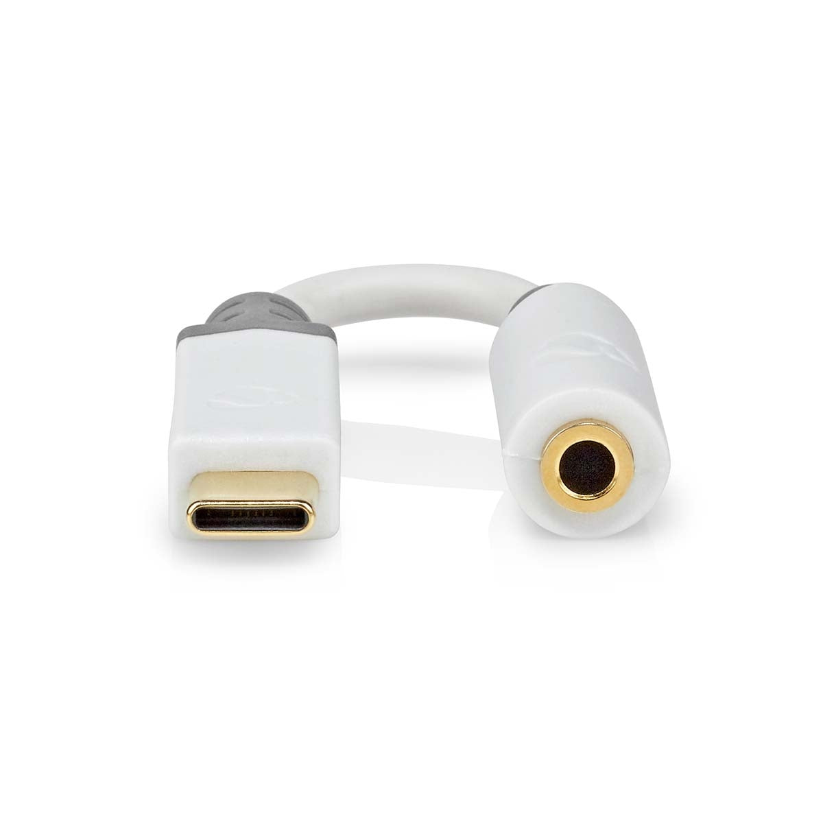 USB-C™ Adapter | USB 2.0 | USB-C™ Male | 3.5 mm Female | 0.10 m | Round | Gold Plated | PVC | White | Box