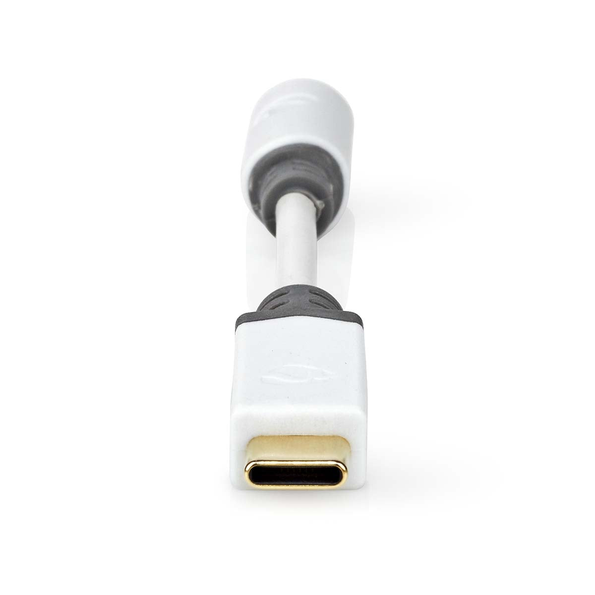 USB-C™ Adapter | USB 2.0 | USB-C™ Male | 3.5 mm Female | 0.10 m | Round | Gold Plated | PVC | White | Box
