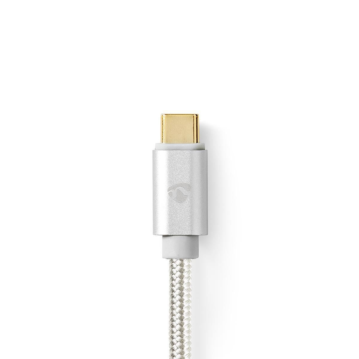 USB-C™ Adapter | USB 3.2 Gen 1 | USB-C™ Male | HDMI™ Connector | 4K@60Hz | 18 Gbps | 2.00 m | Round | Gold Plated | Braided / Nylon | Aluminum | Carton with covered window