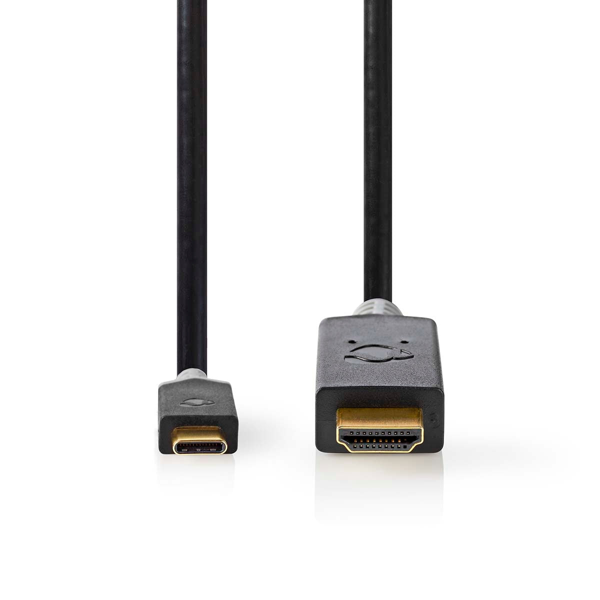 USB-C™ Adapter | USB 3.2 Gen 1 | USB-C™ Male | HDMI™ Connector | 4K@60Hz | 2.00 m | Round | Gold Plated | PVC | Anthracite | Box
