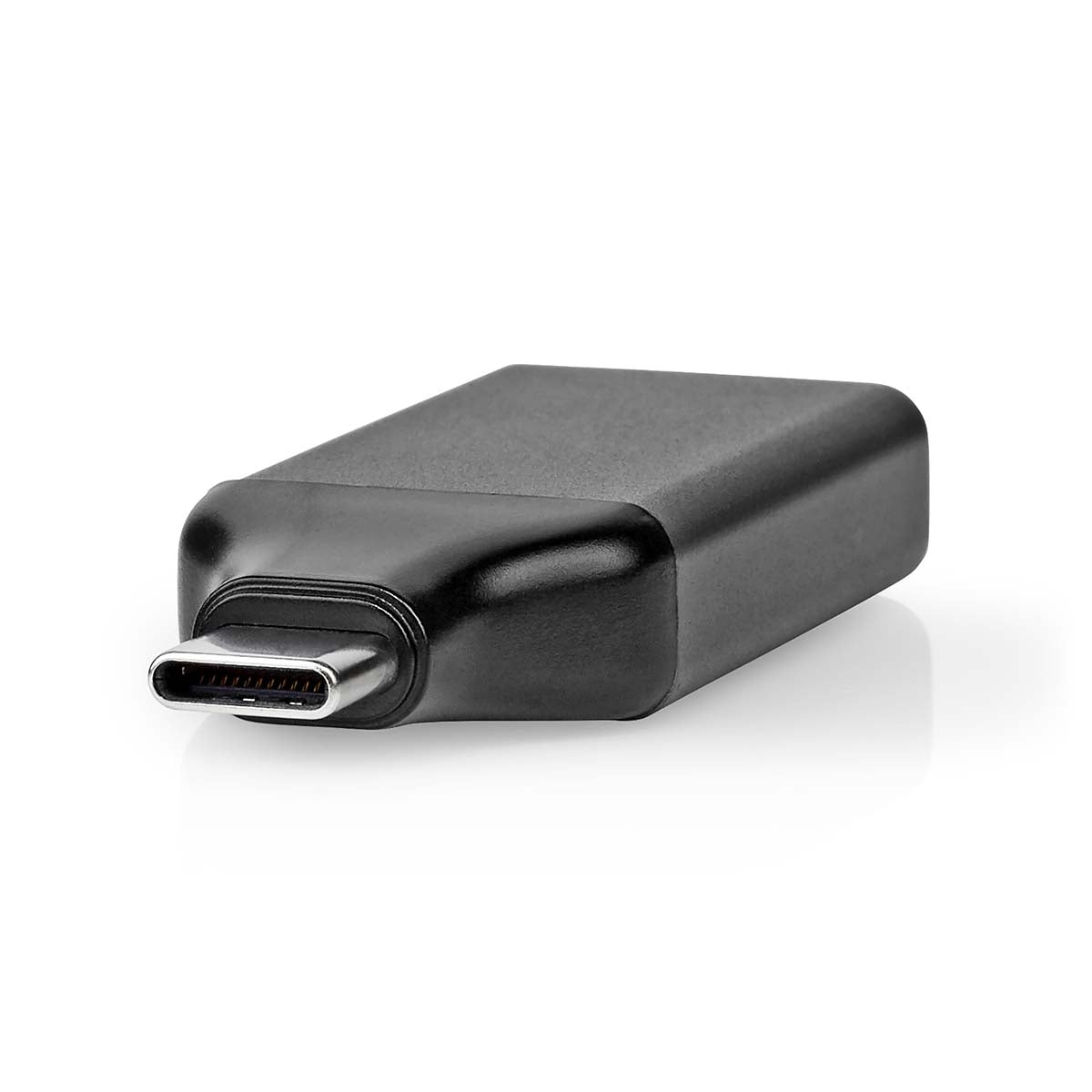 USB-C™ Adapter | USB 3.2 Gen 1 | USB-C™ Male | HDMI™ Output | 4K@60Hz | Round | Nickel Plated | Grey/Black | Box