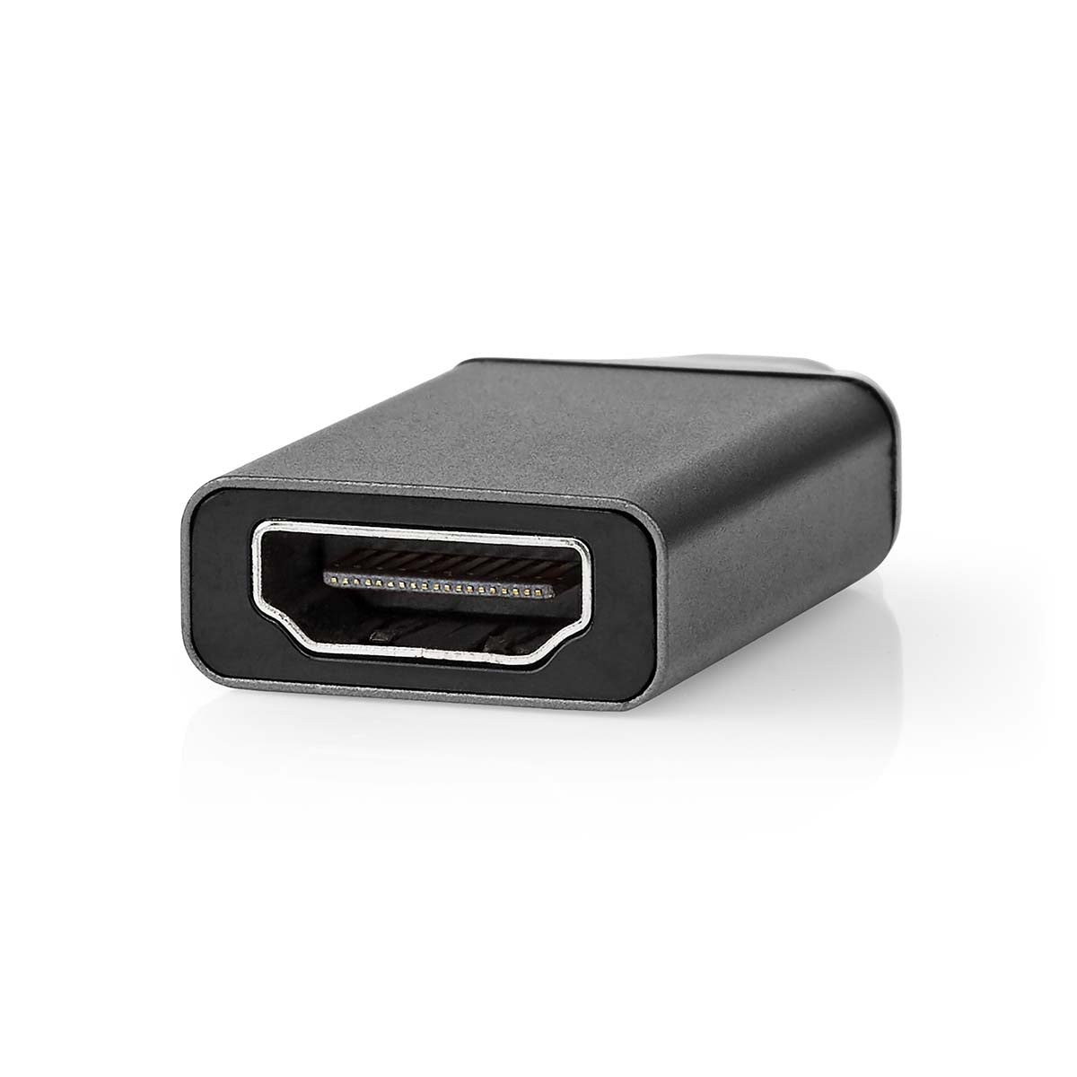 USB-C™ Adapter | USB 3.2 Gen 1 | USB-C™ Male | HDMI™ Output | 4K@60Hz | Round | Nickel Plated | Grey/Black | Box