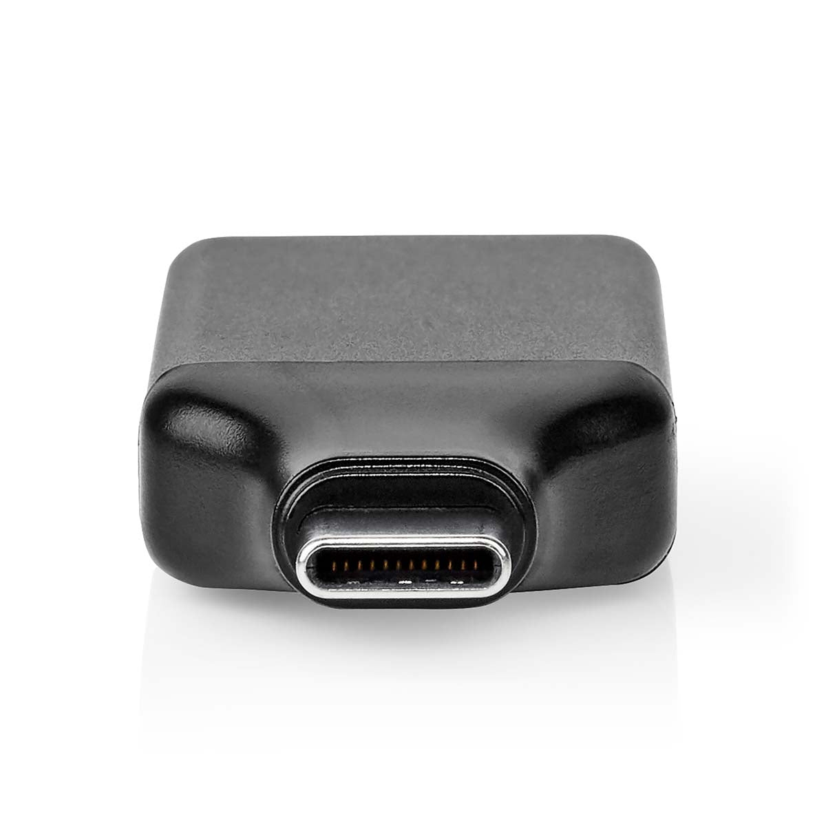 USB-C™ Adapter | USB 3.2 Gen 1 | USB-C™ Male | HDMI™ Output | 4K@60Hz | Round | Nickel Plated | Grey/Black | Box