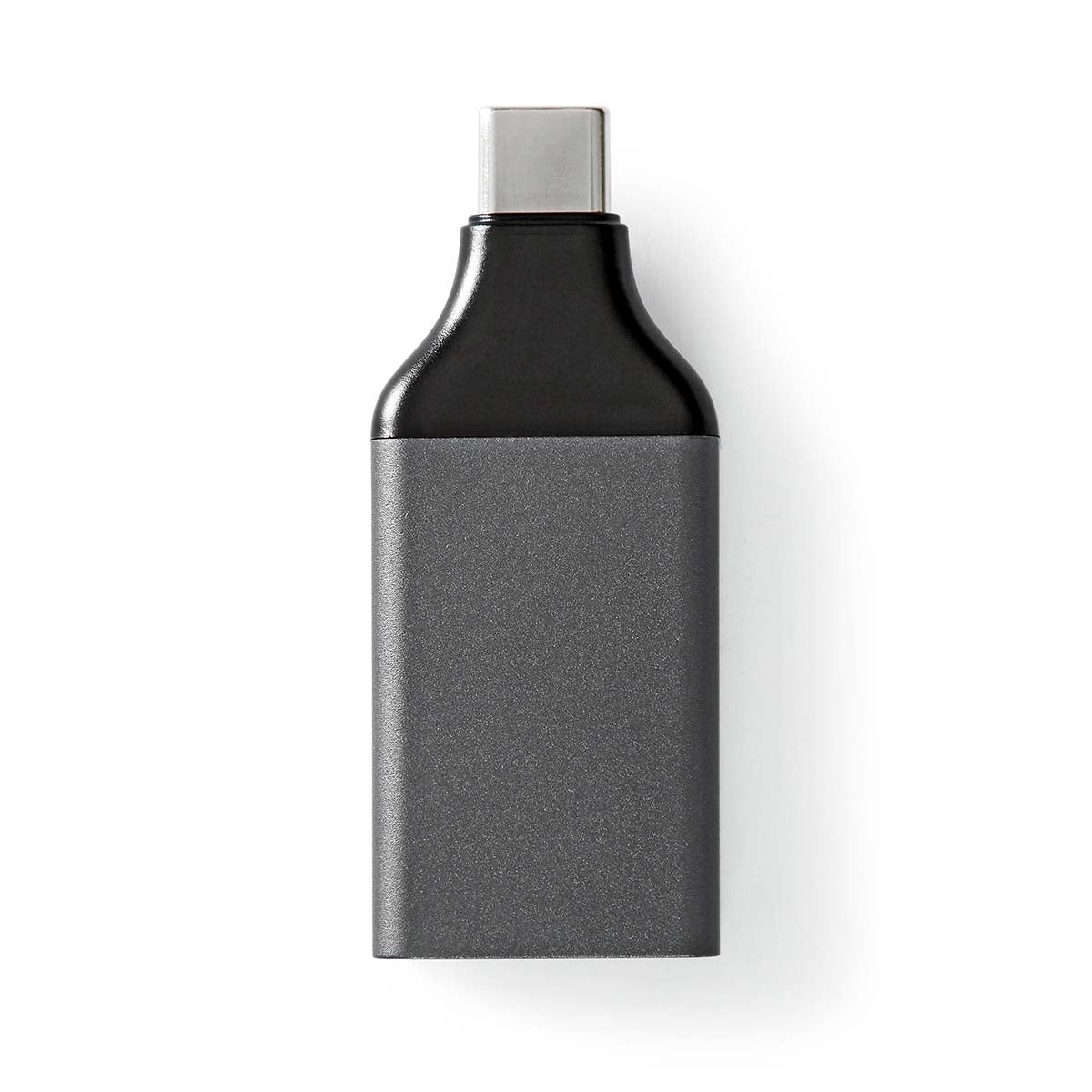 USB-C™ Adapter | USB 3.2 Gen 1 | USB-C™ Male | HDMI™ Output | 4K@60Hz | Round | Nickel Plated | Grey/Black | Box
