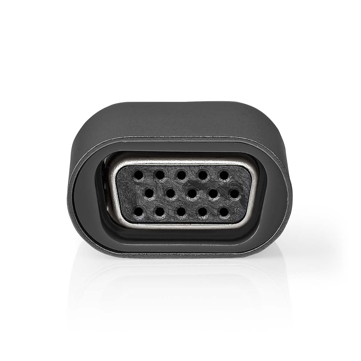 USB-C™ Adapter | USB 3.2 Gen 1 | USB-C™ Male | VGA female 15p | Full HD 1080p | Round | Nickel Plated | Grey/Black | Envelope