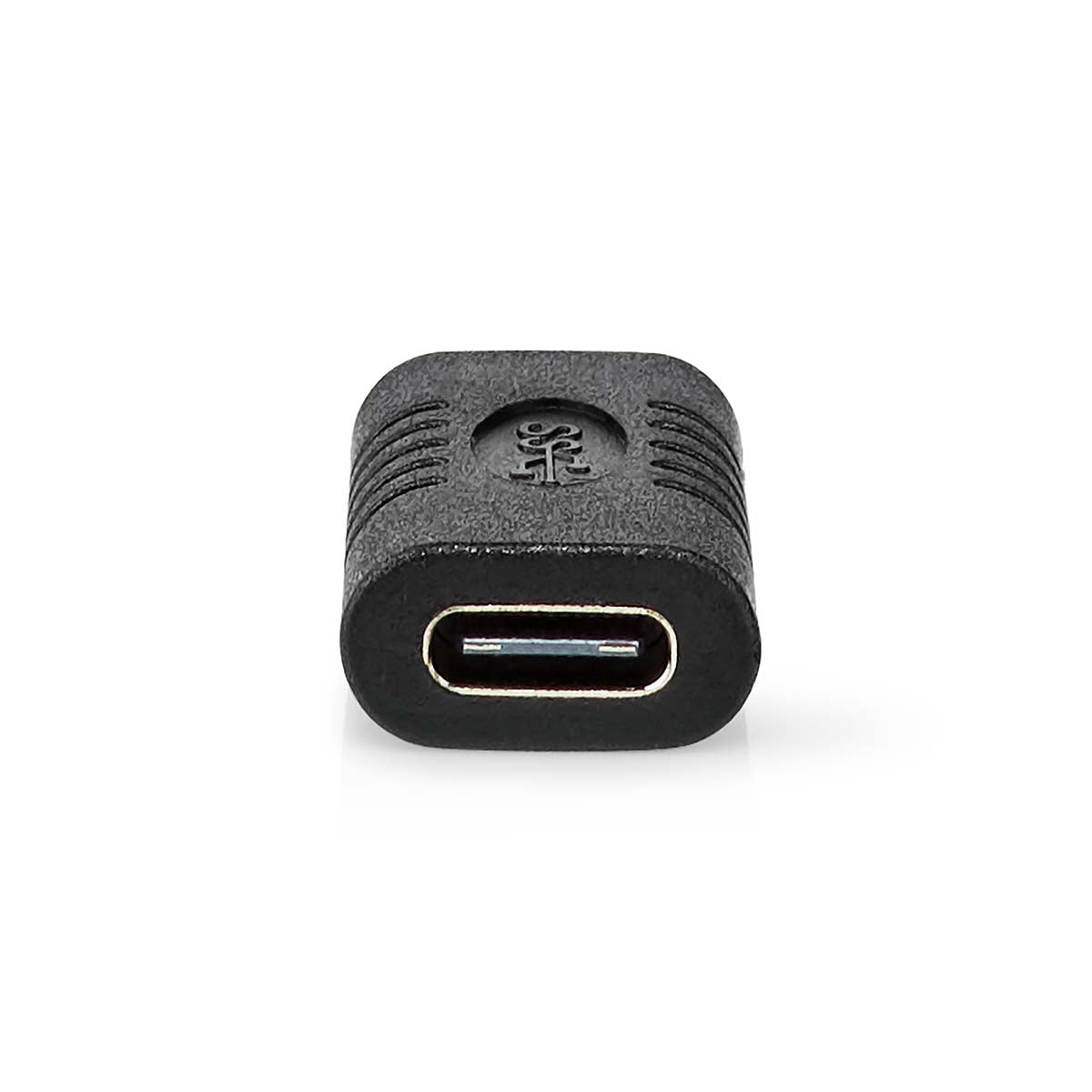 USB-C™ Adapter | USB 3.2 Gen 2 | USB-C™ Female | USB-C™ Female | 4K@60Hz | 10 Gbps | Round | Nickel Plated | Black | Envelope