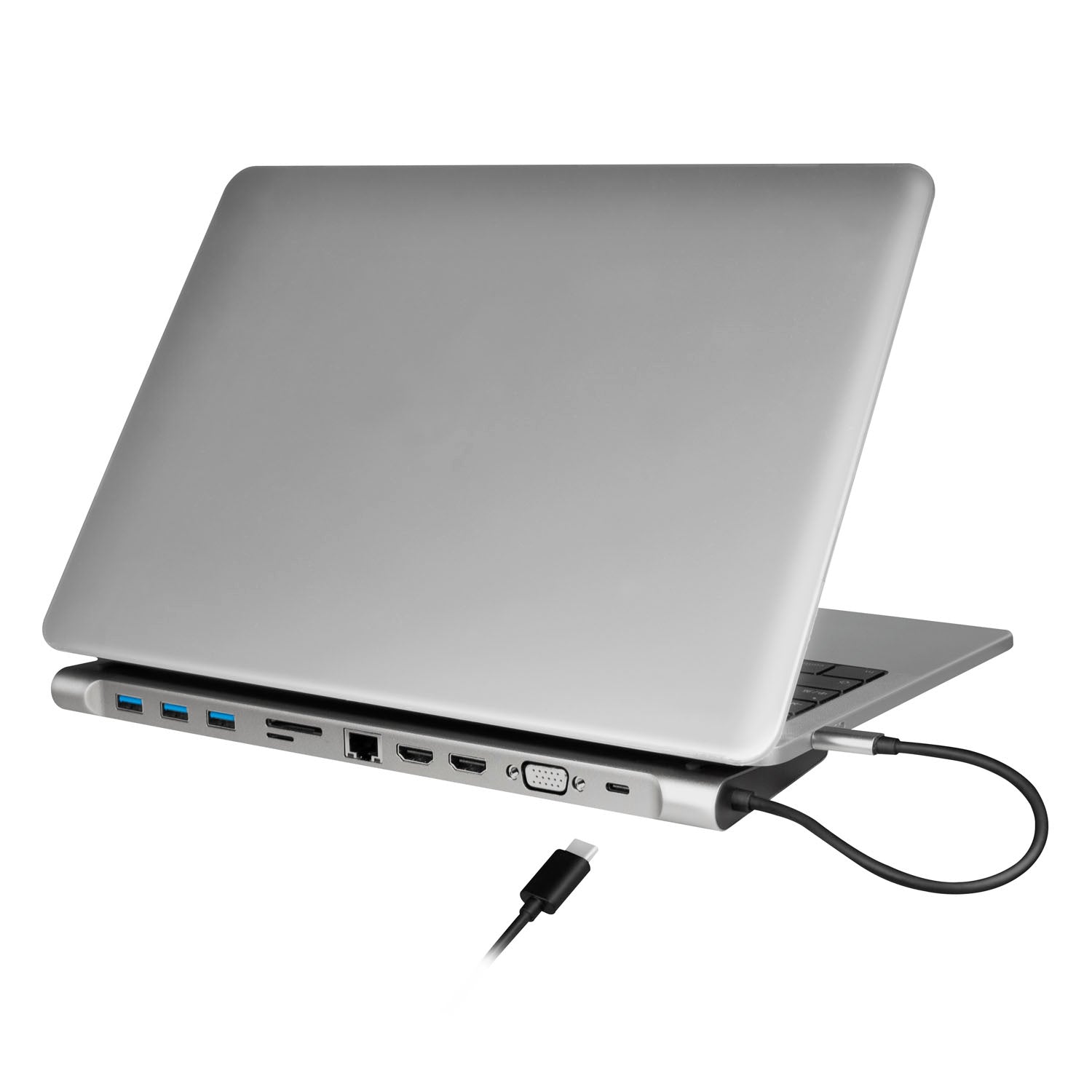 USB-C Dock 11-in-1 HDMI/VGA/RJ45/USB-C 100W