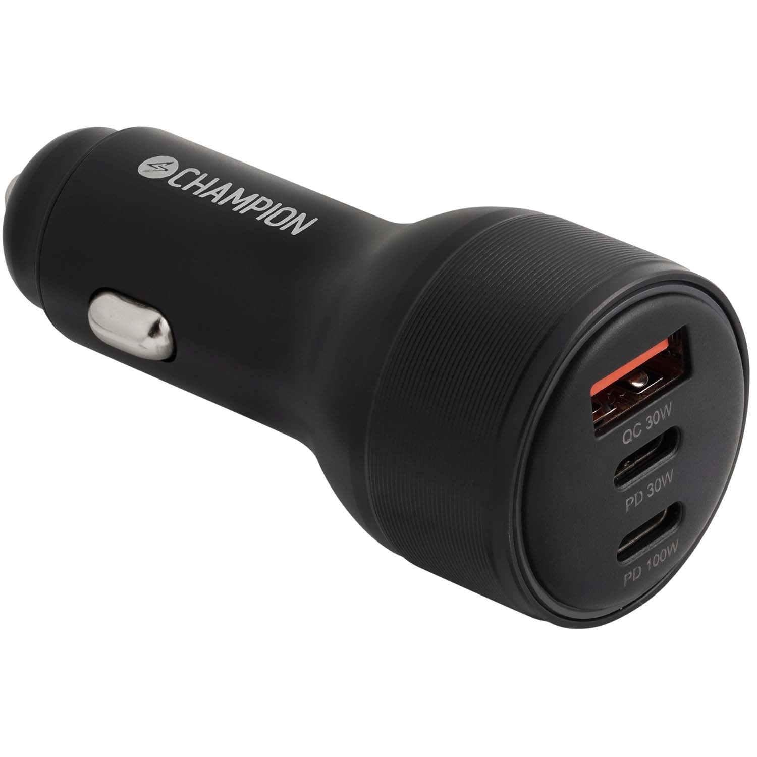 USB Charger 130W, 3-Port QC/PD, Black