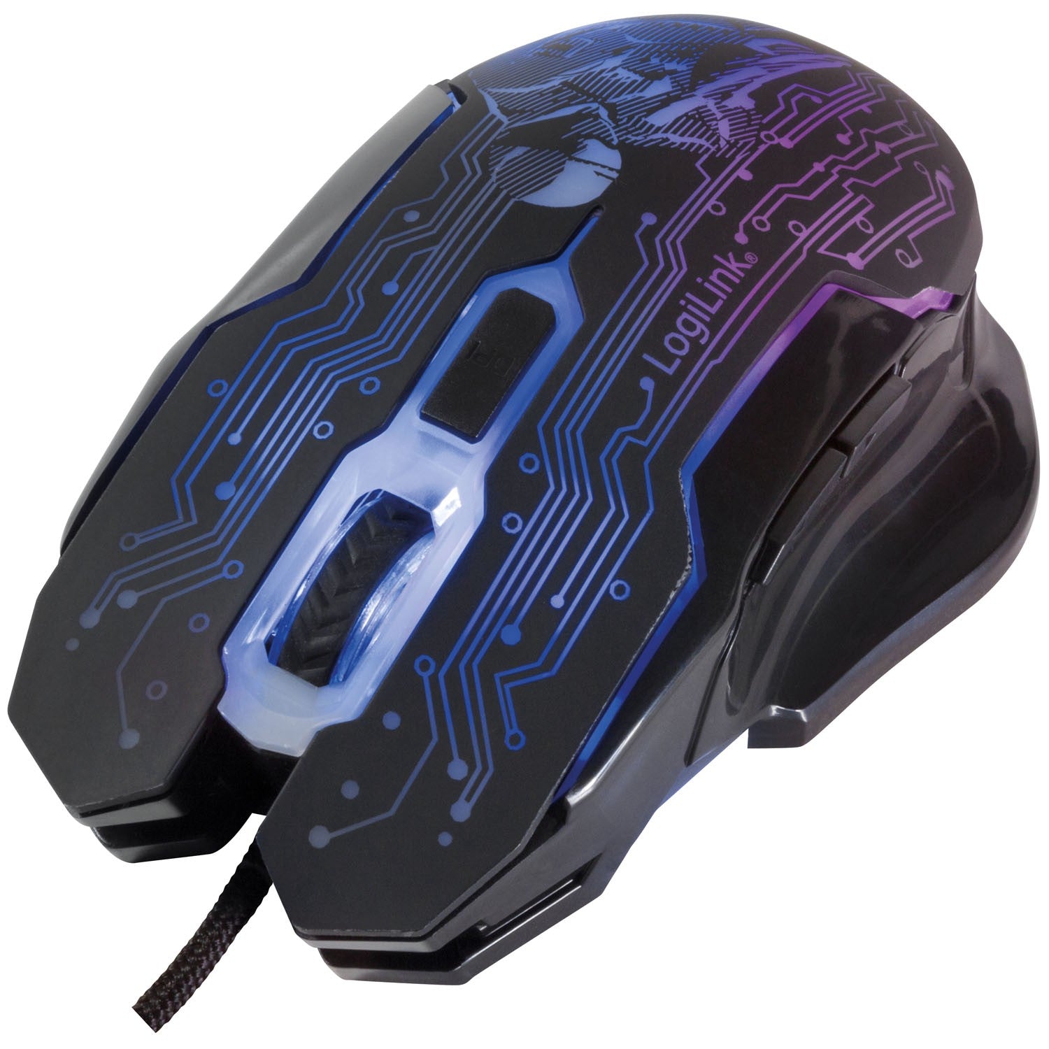 USB Gaming Mouse, 2400 DPI, 6 Buttons, LED Indicator