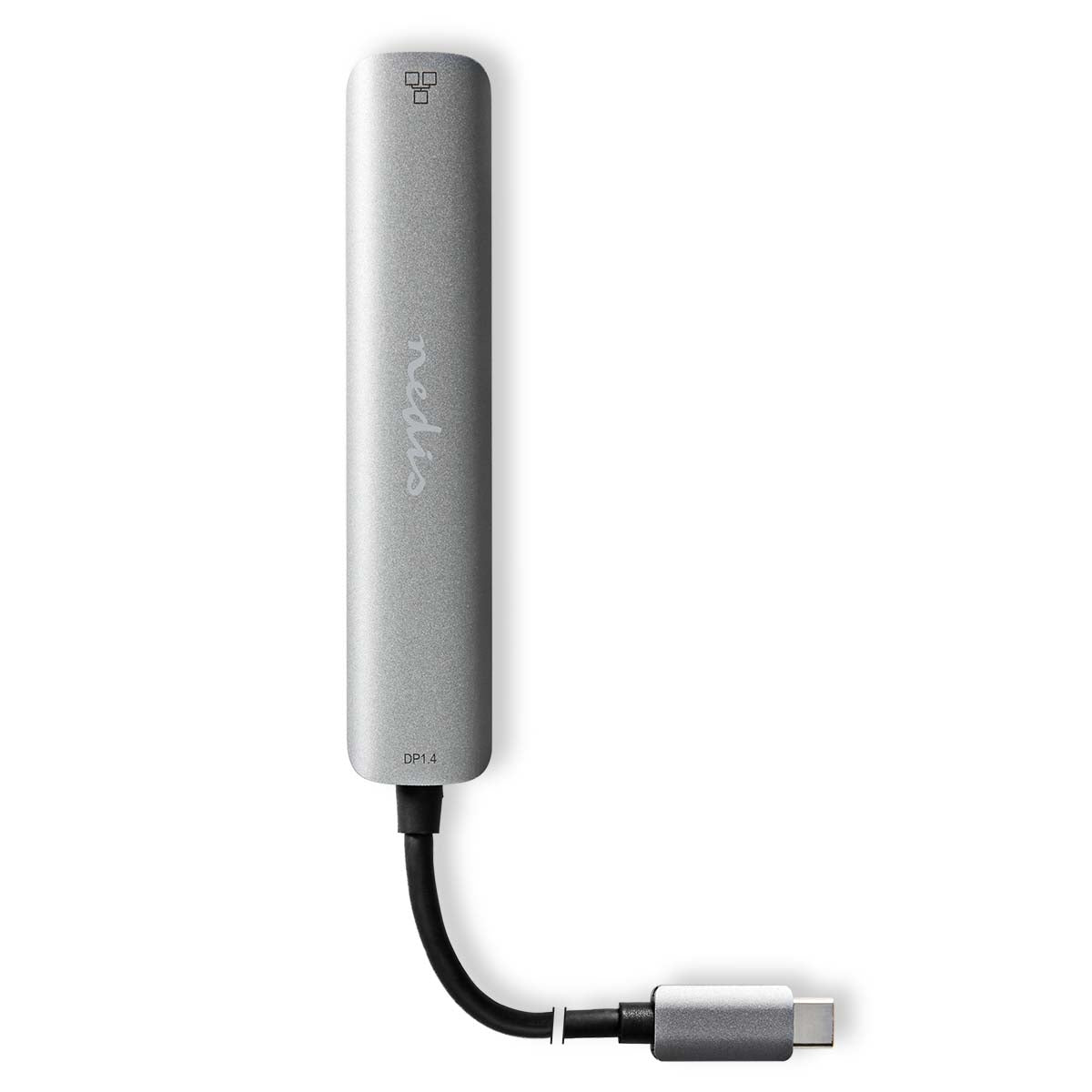 USB Multi-Port Adapter | USB 3.2 Gen 1 | USB-C™ Male | HDMI™ Female / RJ45 Female / 3x USB-A Female | 5 Gbps | 0.20 m | Round | Gold Plated | PVC | Anthracite | Box