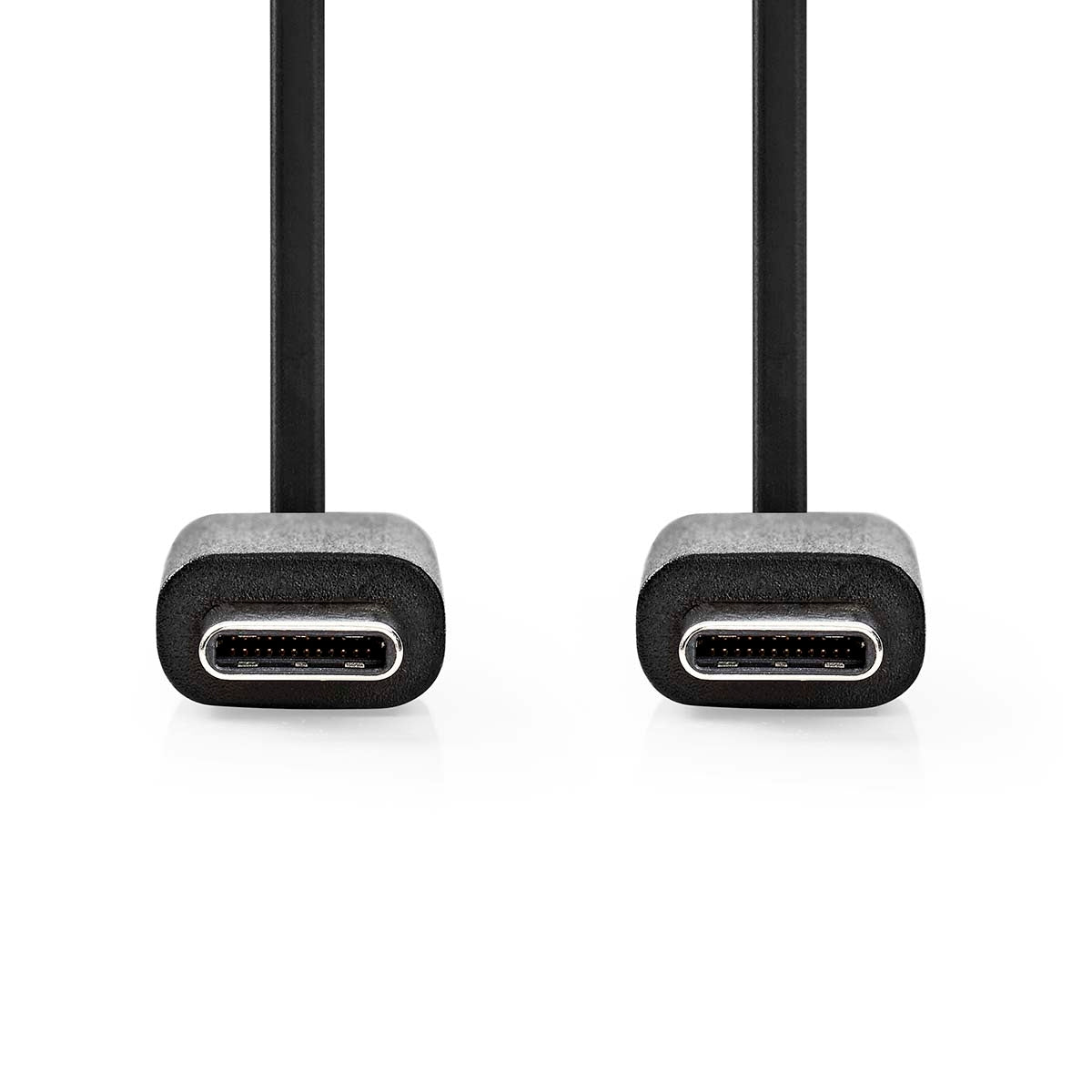 USB cable | USB 2.0 | USB-C™ Male | USB-C™ Male | 60 W | 480 Mbps | Nickel Plated | 1.00 m | Round | PVC | Black | Box