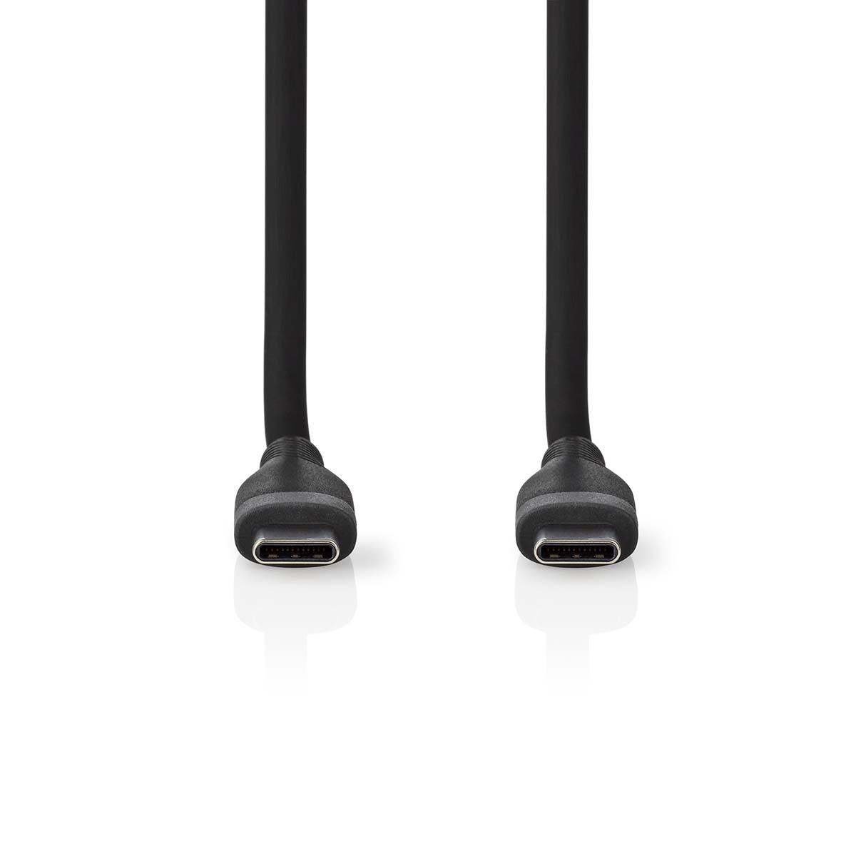 USB cable | USB 2.0 | USB-C™ Male | USB-C™ Male | 60 W | 480 Mbps | Nickel Plated | 1.50 m | Round | Silicone | Black | Box
