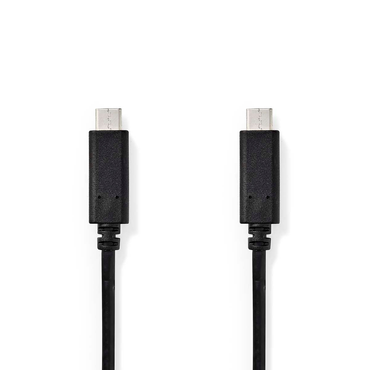 USB cable | USB 3.2 Gen 1 | USB-C™ Male | USB-C™ Male | 60 W | 4K@60Hz | 5 Gbps | Nickel Plated | 3.00 m | Round | PVC | Black | Box