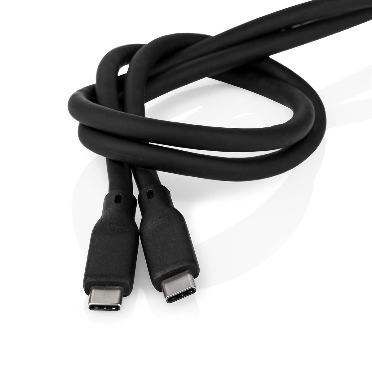 USB cable | USB 3.2 Gen 1 | USB-C™ Male | USB-C™ Male | 60 W | 8K@30Hz | 5 Gbps | Nickel Plated | 1.50 m | Round | Silicone | Black | Box