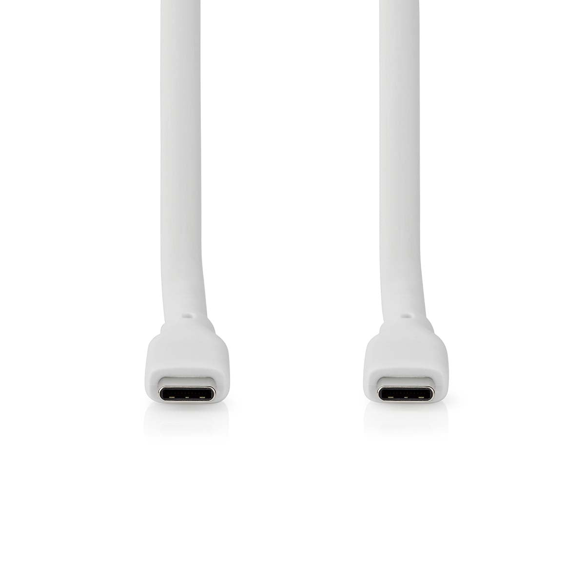 USB cable | USB 3.2 Gen 2 | USB-C™ Male | USB-C™ Male | 240 W | 8K@30Hz | 20 Gbps | Nickel Plated | 1.00 m | Round | Silicone | White | Box