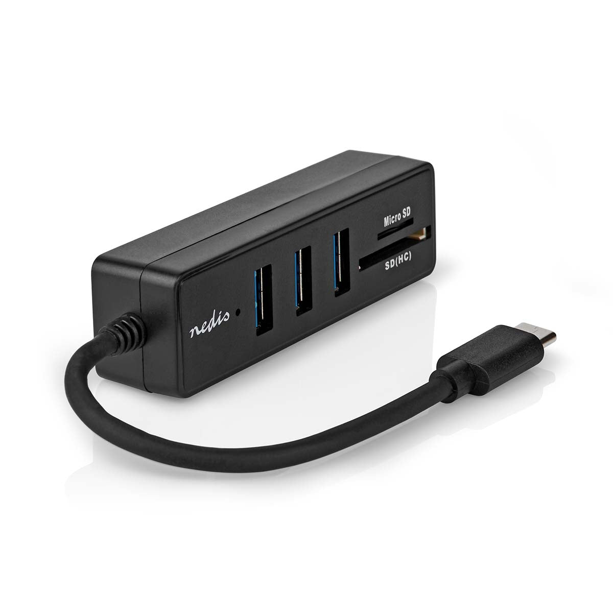 USB hub | 1x USB-C™ | 3x USB A female | 5-Port port(s) | USB 3.2 Gen 1 | USB Power | 5 Gbps | SD & MicroSD