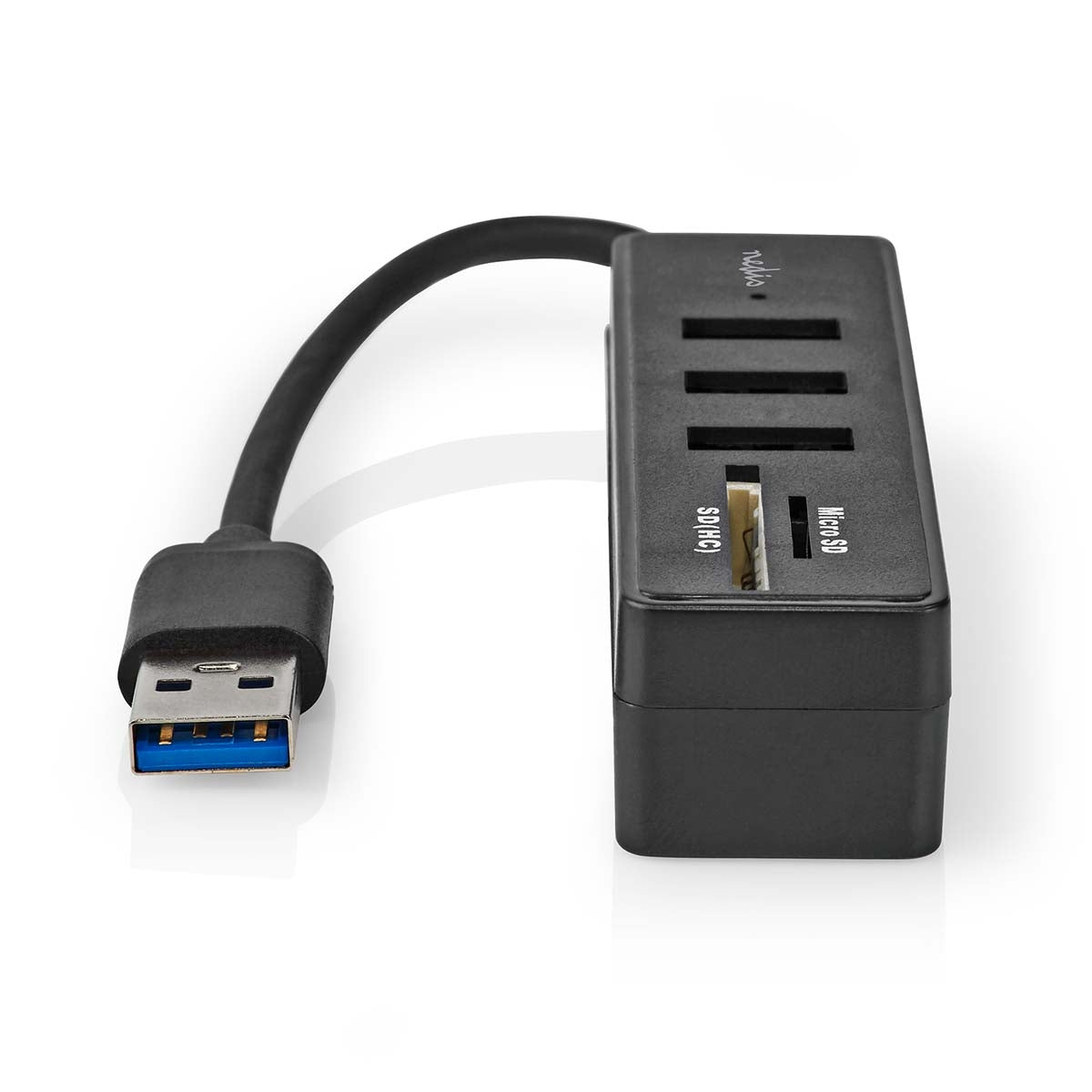 USB hub | USB A Male | 3x USB A female | 5-Port port(s) | USB 3.2 Gen 1 | USB Power | 5 Gbps | SD & MicroSD
