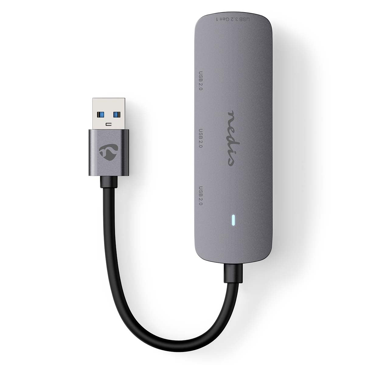 USB hub | USB A Male | 4x USB A Female | 4-Port port(s) | USB 2.0 / USB 3.2 Gen 1 | USB power