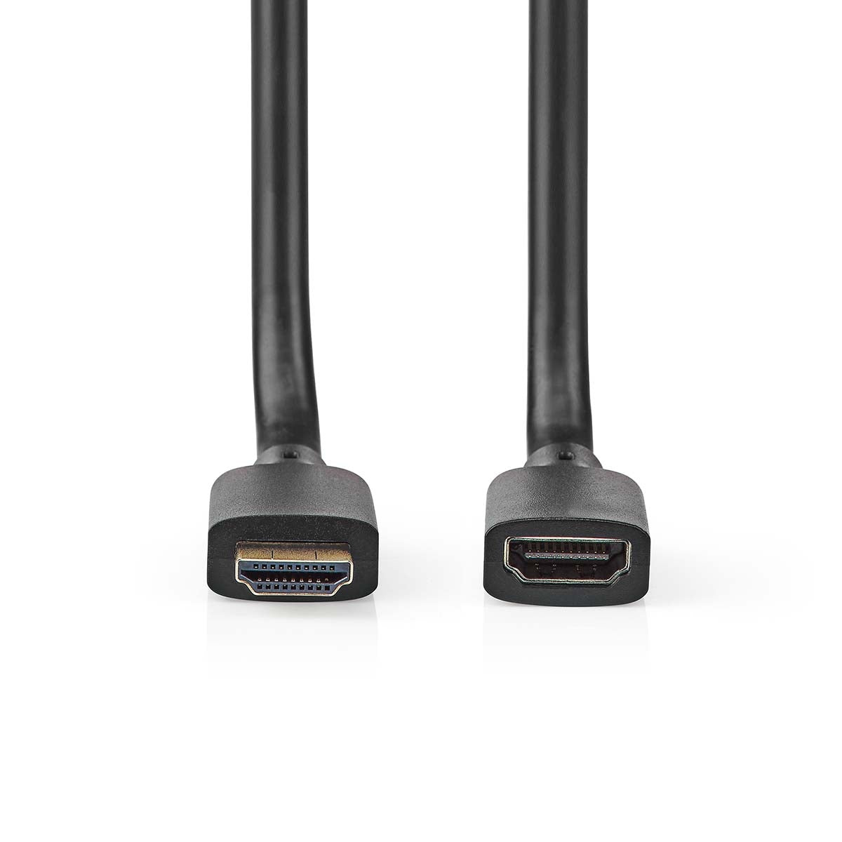 Ultra High Speed HDMI™ Cable | HDMI™ Connector | HDMI™ Female | 8K@60Hz | 48 Gbps | 2.00 m | Round | 7.9mm | Black | Box