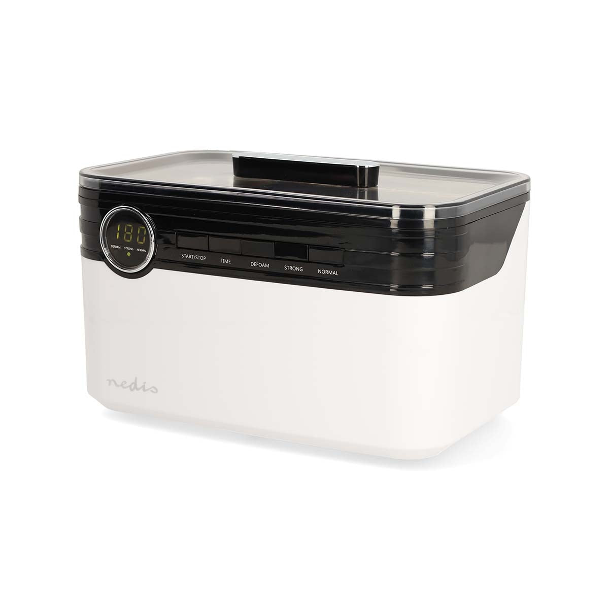 Ultrasonic Jewellery Cleaner | Mains Powered | 220 - 240 V AC 50/60 Hz | Euro / Type-C (CEE 7/16) | White | Plastic
