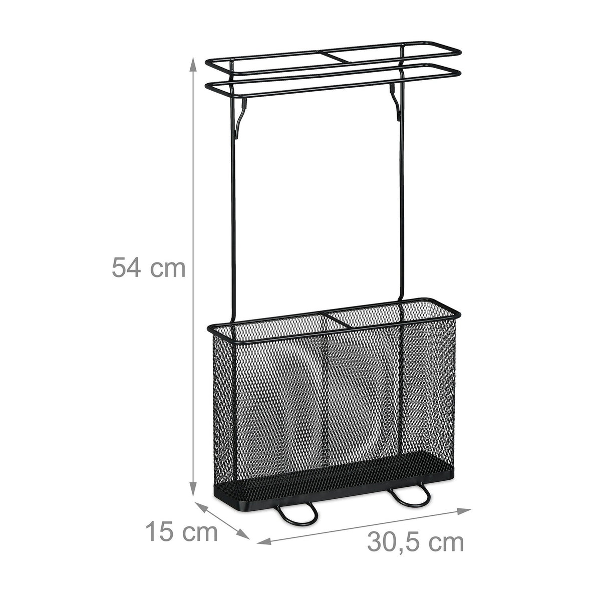Umbrella stand in metal