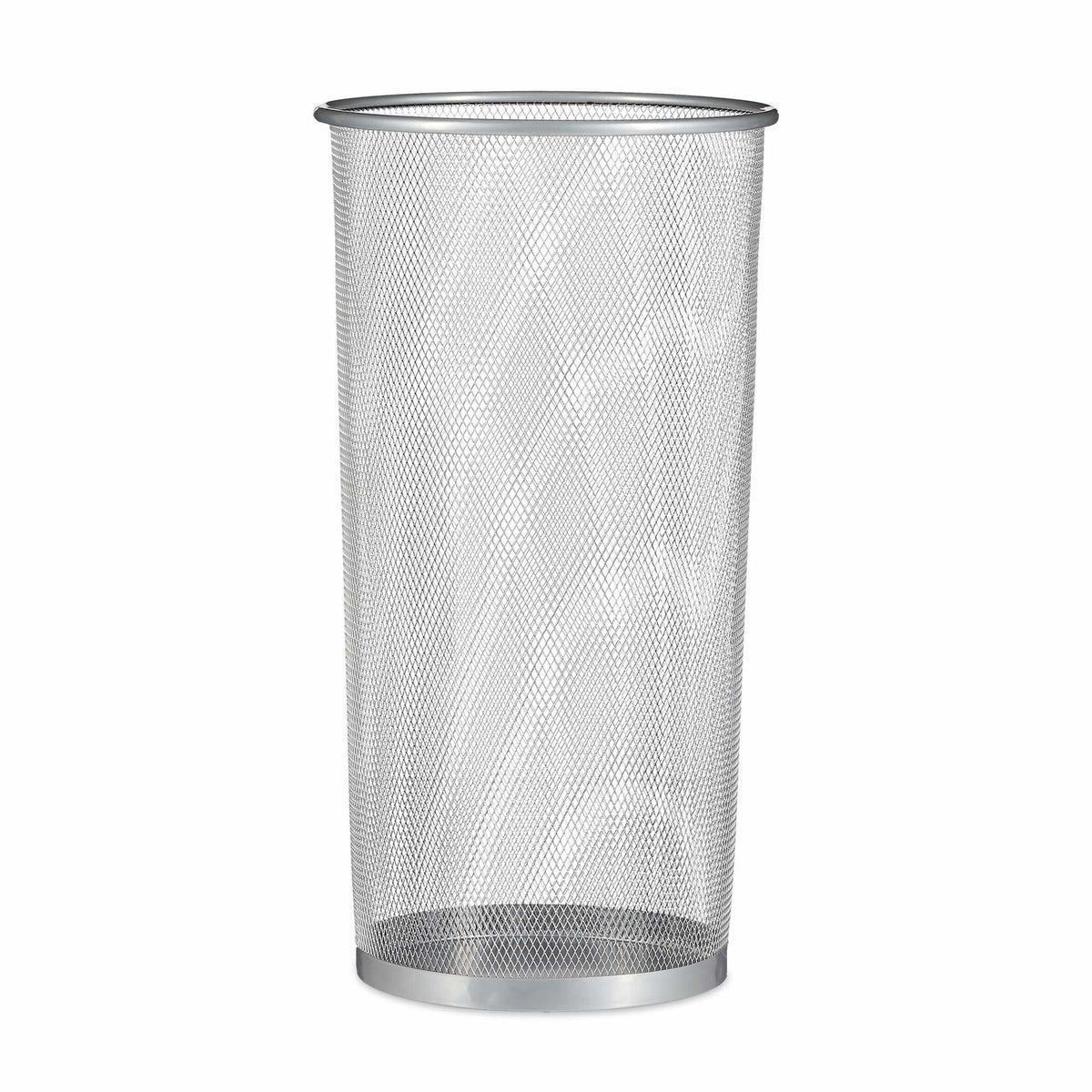 Umbrella stand made of wire mesh