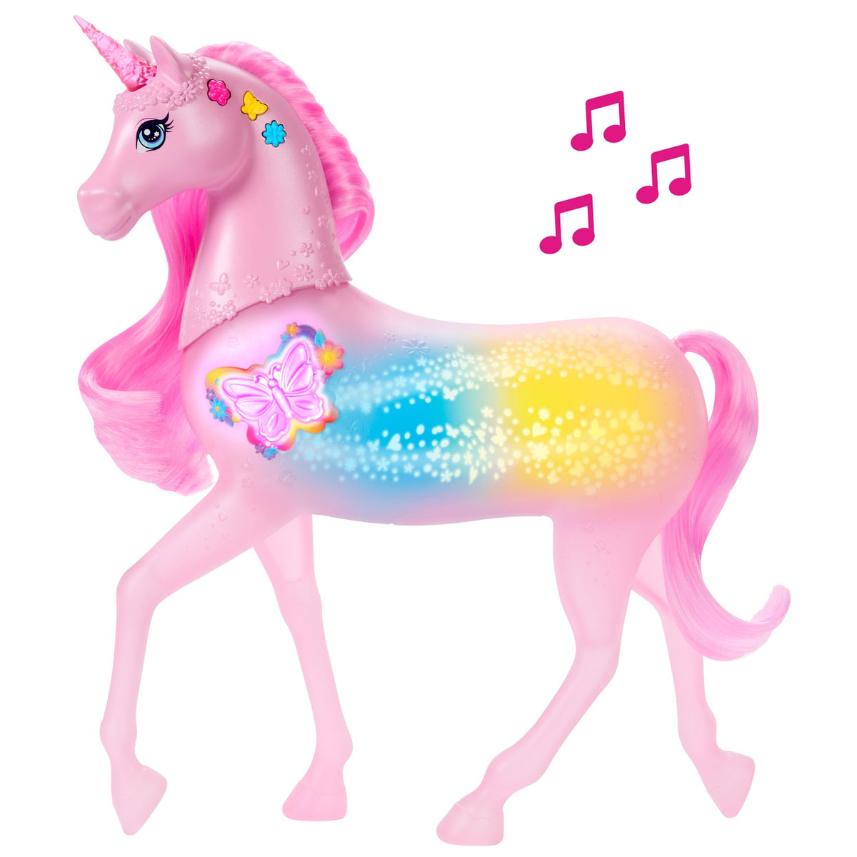 Unicorn Toy with Lights and Sounds, 20 Functions, 30cm