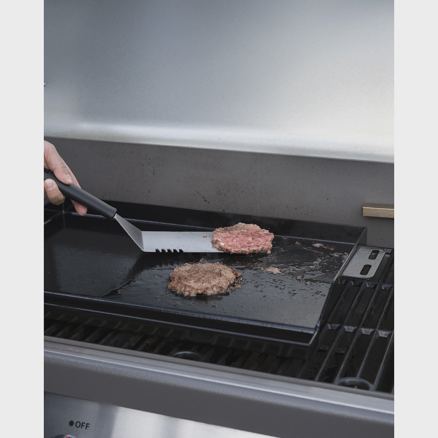 Universal Griddle 55x36cm, Enameled Steel for Gas Grills