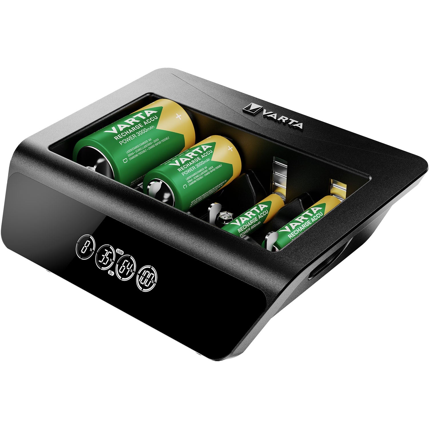Universal LCD Battery Charger for AA, AAA, C, D, 9V