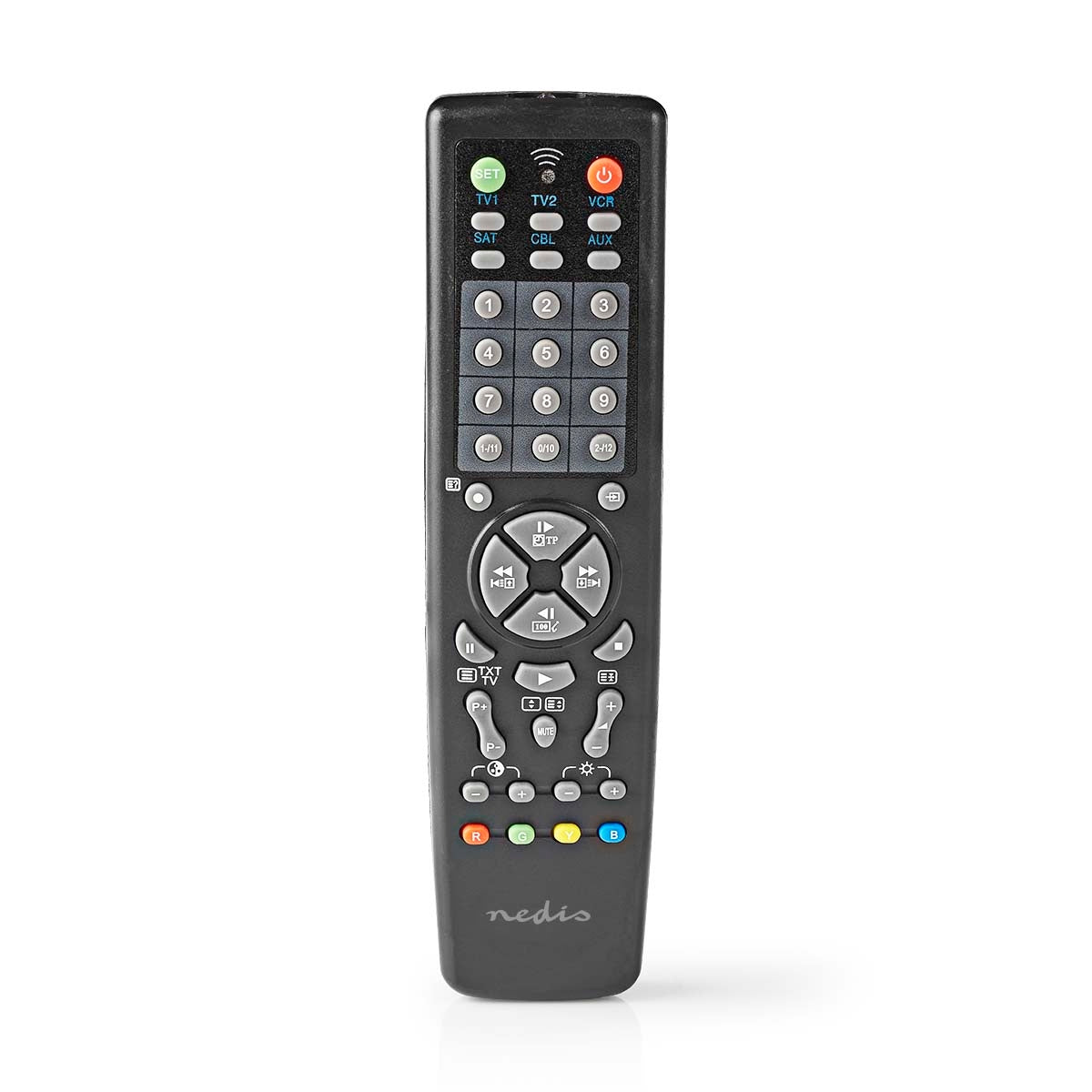 Universal Remote Control | Preprogrammed | 10 Units | Memory buttons / TV Guide button | Infrared | Black