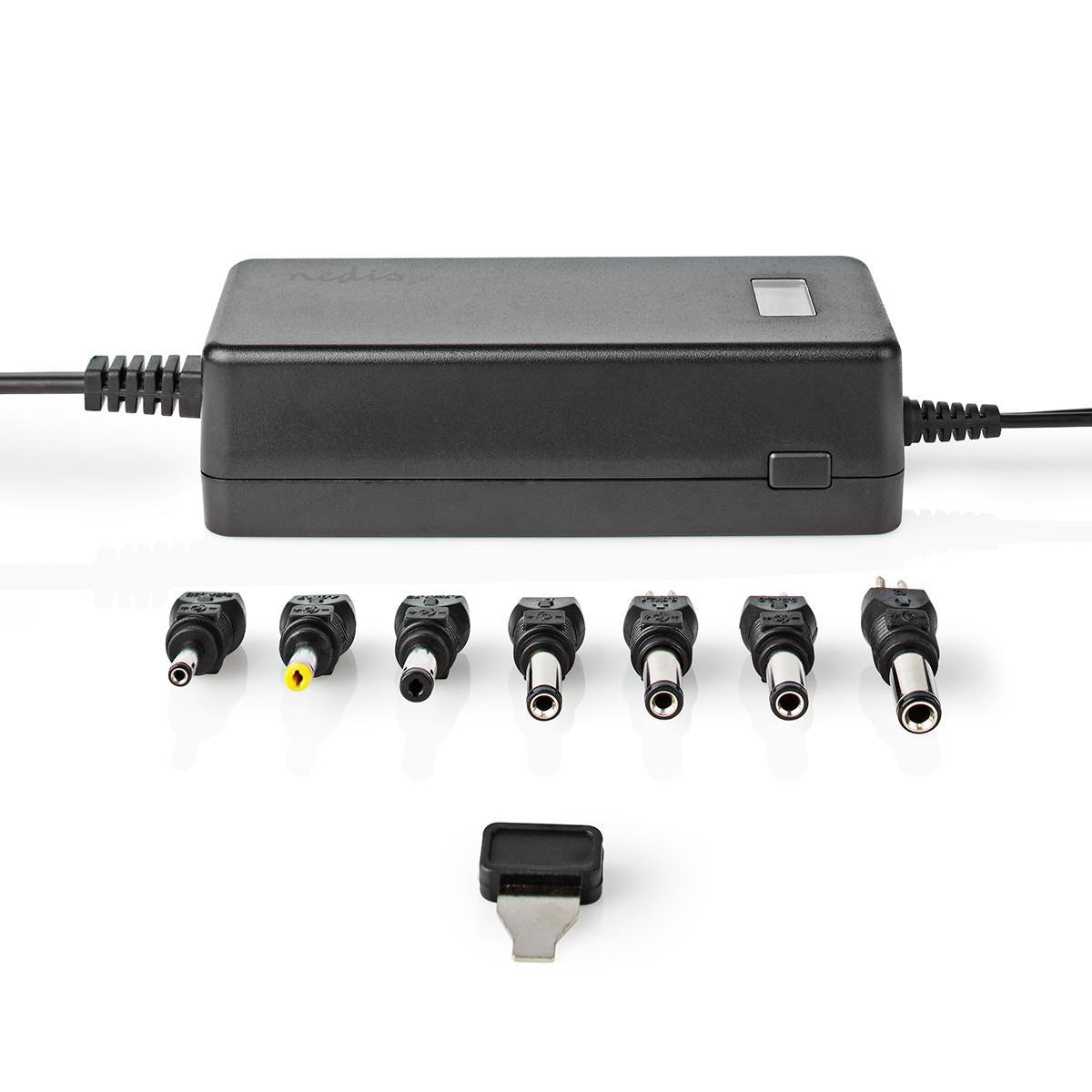 Universal power adapter | 36 W| 5 - 24 V DC | 1.80 m | 2.4 A - 3.0 A A| 7 plug(s) | Black