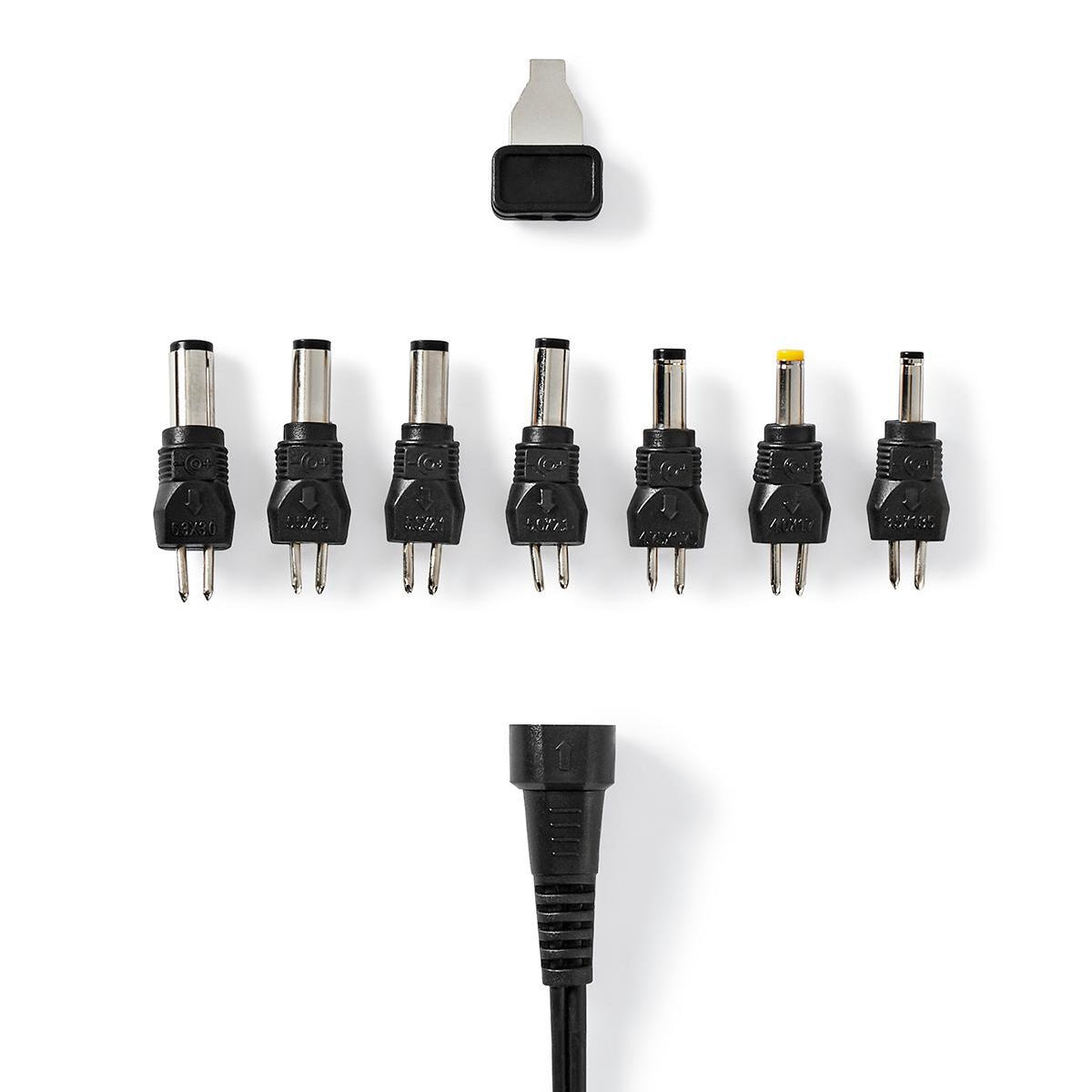 Universal power adapter | 36 W| 5 - 24 V DC | 1.80 m | 2.4 A - 3.0 A A| 7 plug(s) | Black