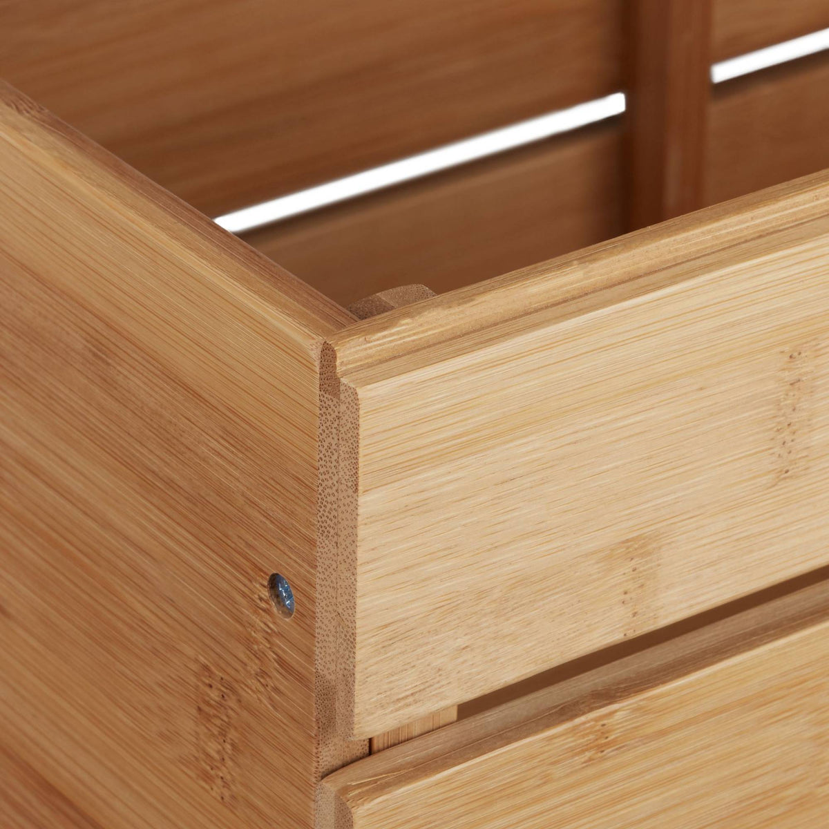 Universal stacking box made of bamboo