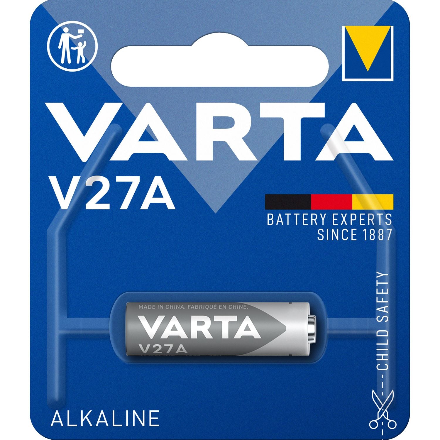 V27A / 27A / MN27 12V Alkaline Battery 1-pack