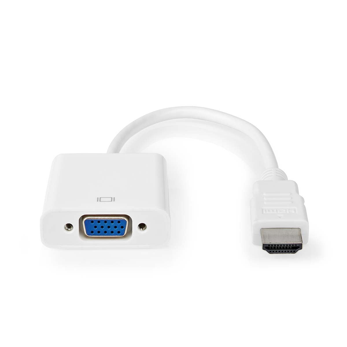 VGA adapter | HDMI™ Connector | VGA female 15p | Nickel Plated | Straight | PVC | White | Box