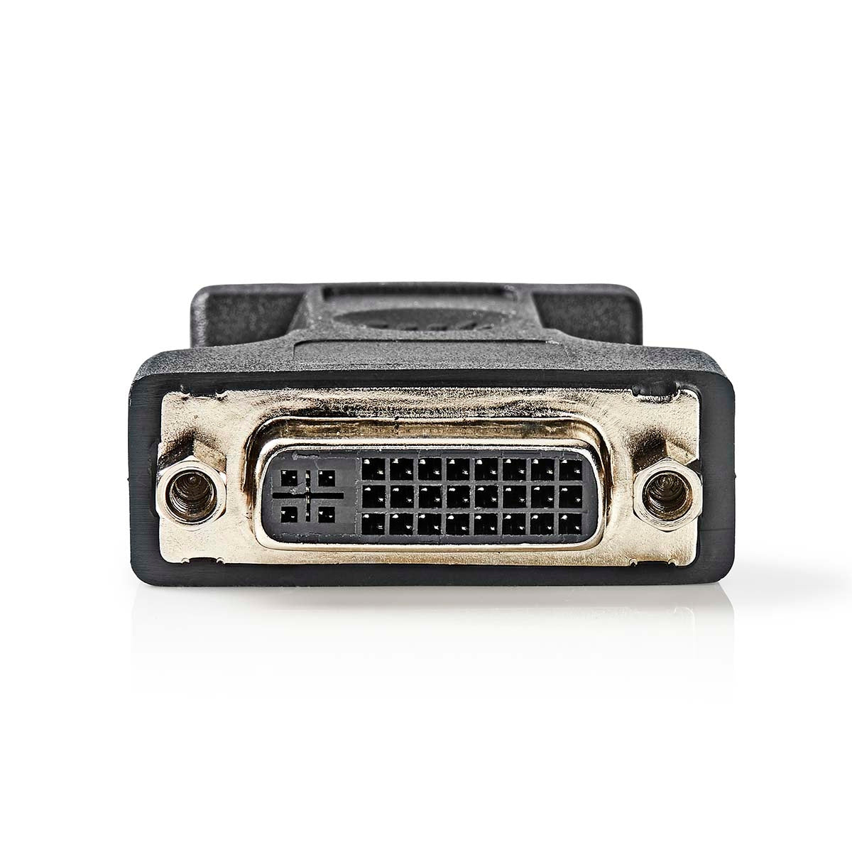 VGA adapter | VGA Male | DVI-I 24+5-Pin Female | Nickel plated | Straight | ABS / Metal | Black | Blisters
