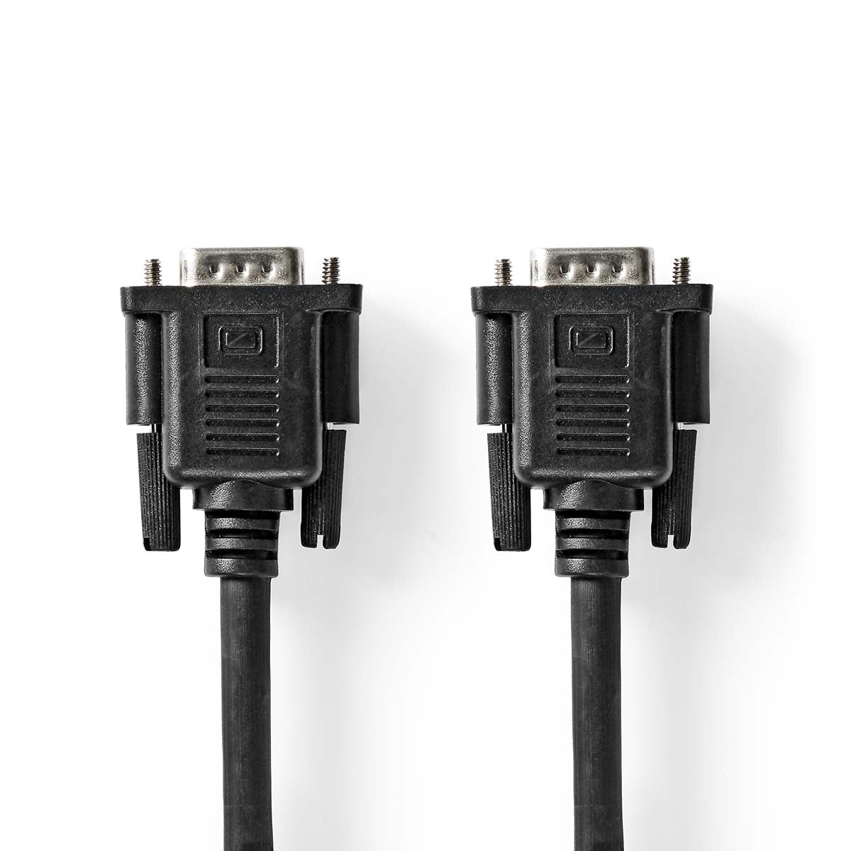 VGA cable | VGA Male | VGA female 15p | Nickel Plated | Maximum resolution: 1280x800 | 5.00 m | Round | ABS | Black | Plastic bag