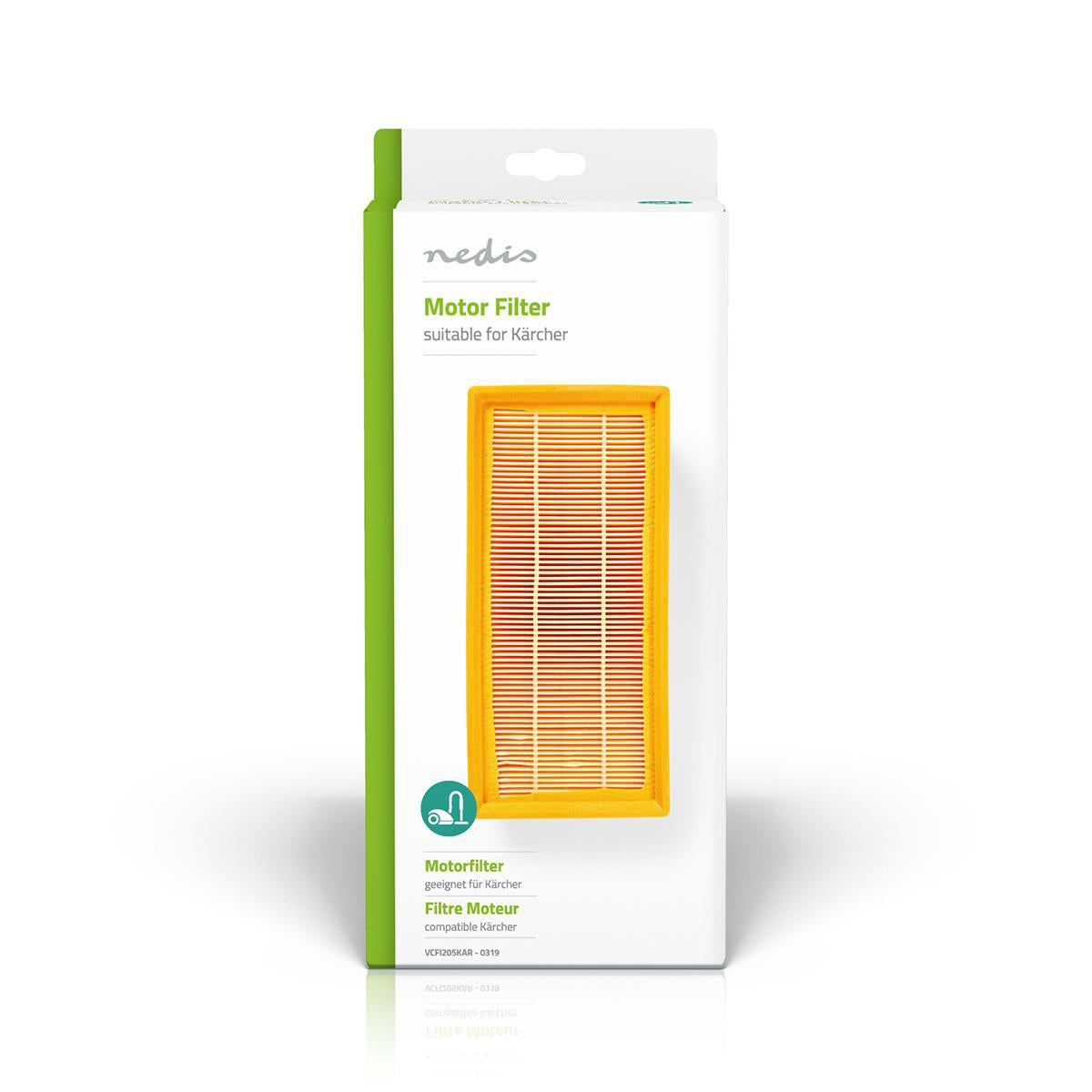 Vacuum Cleaner Motor Filter | Compensation for: Kärcher | NT 65/2 Eco / NT 65/2 Eco Me / NT 65/2 Eco Tc
