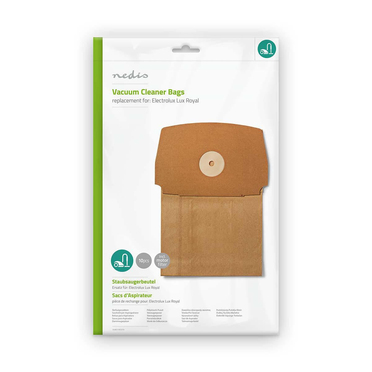 Vacuum bag | 10 pieces. | Paper | Most sold for: Electrolux | Brown