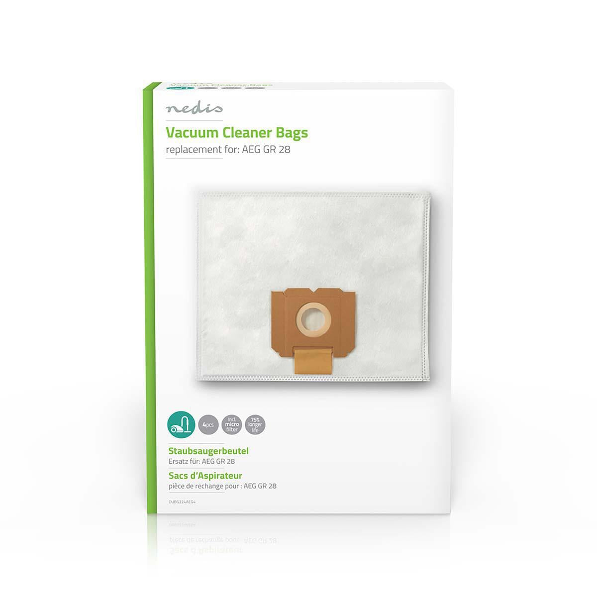 Vacuum bag | 4 pcs. | Synthetic | Most sold for: AEG | White