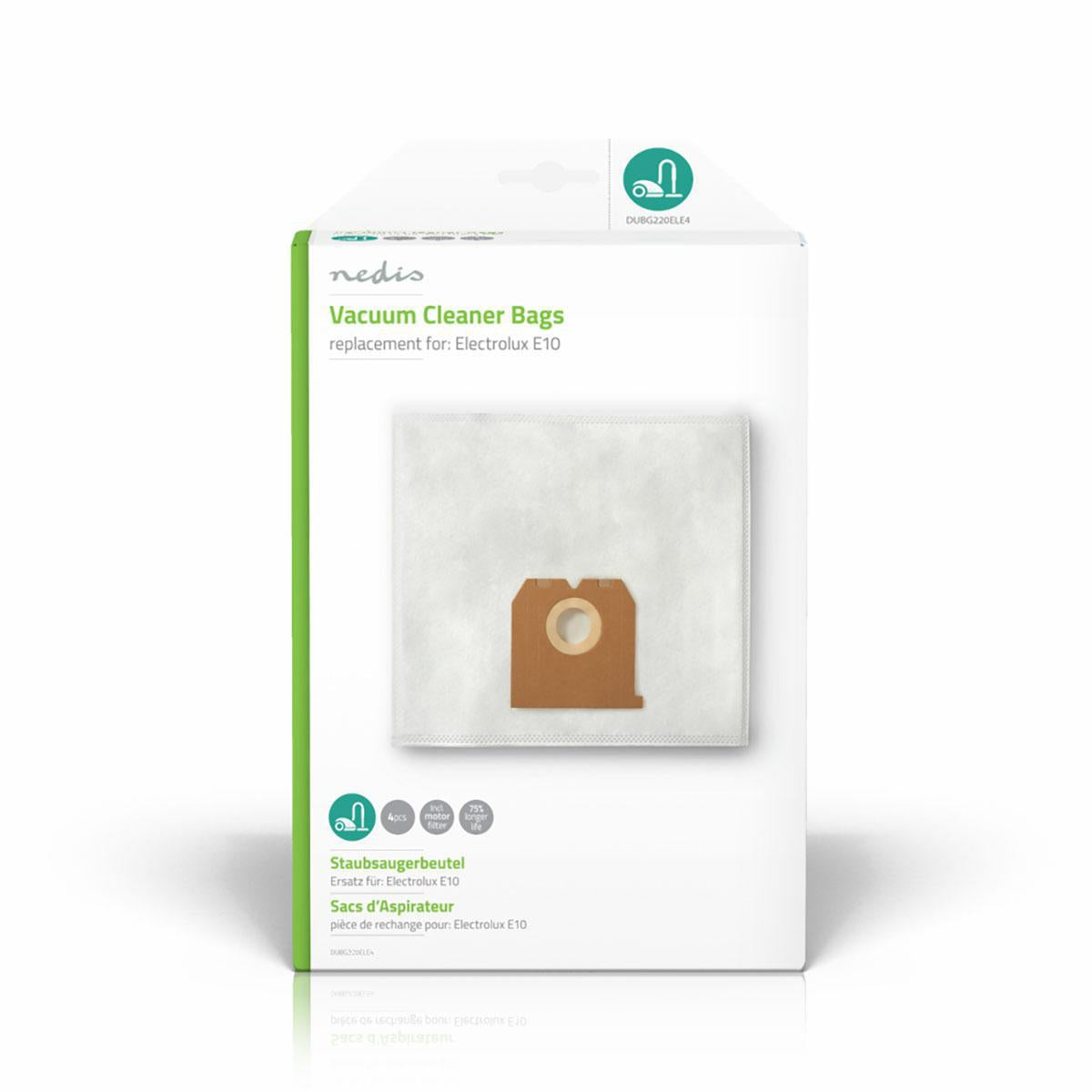 Vacuum bag | 4 pcs. | Synthetic | Most sold for: Electrolux | White