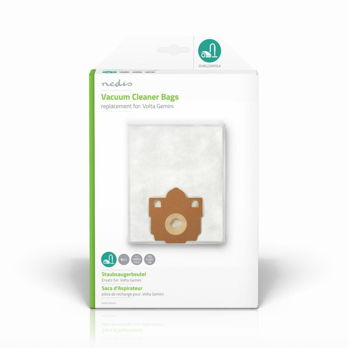 Vacuum bag | 4 pcs. | Synthetic | Most sold for: Volta Gemini | White