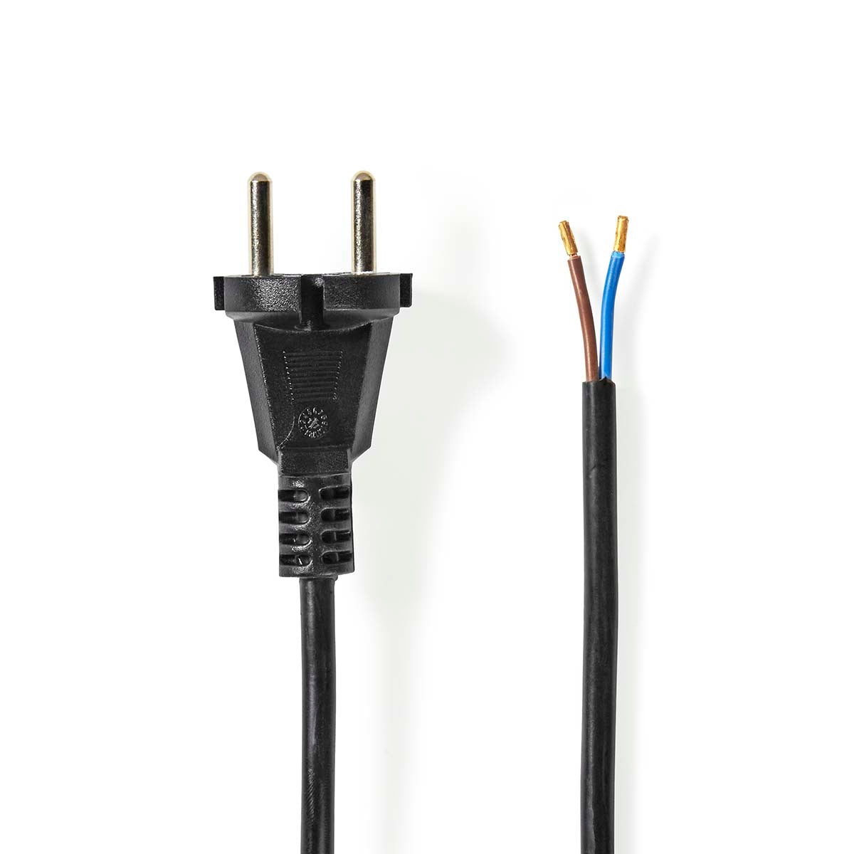 Vacuum cleaner power cord | 15.0 m | CEE 7/17 | 250 V AC | 16 A| Black | PVC