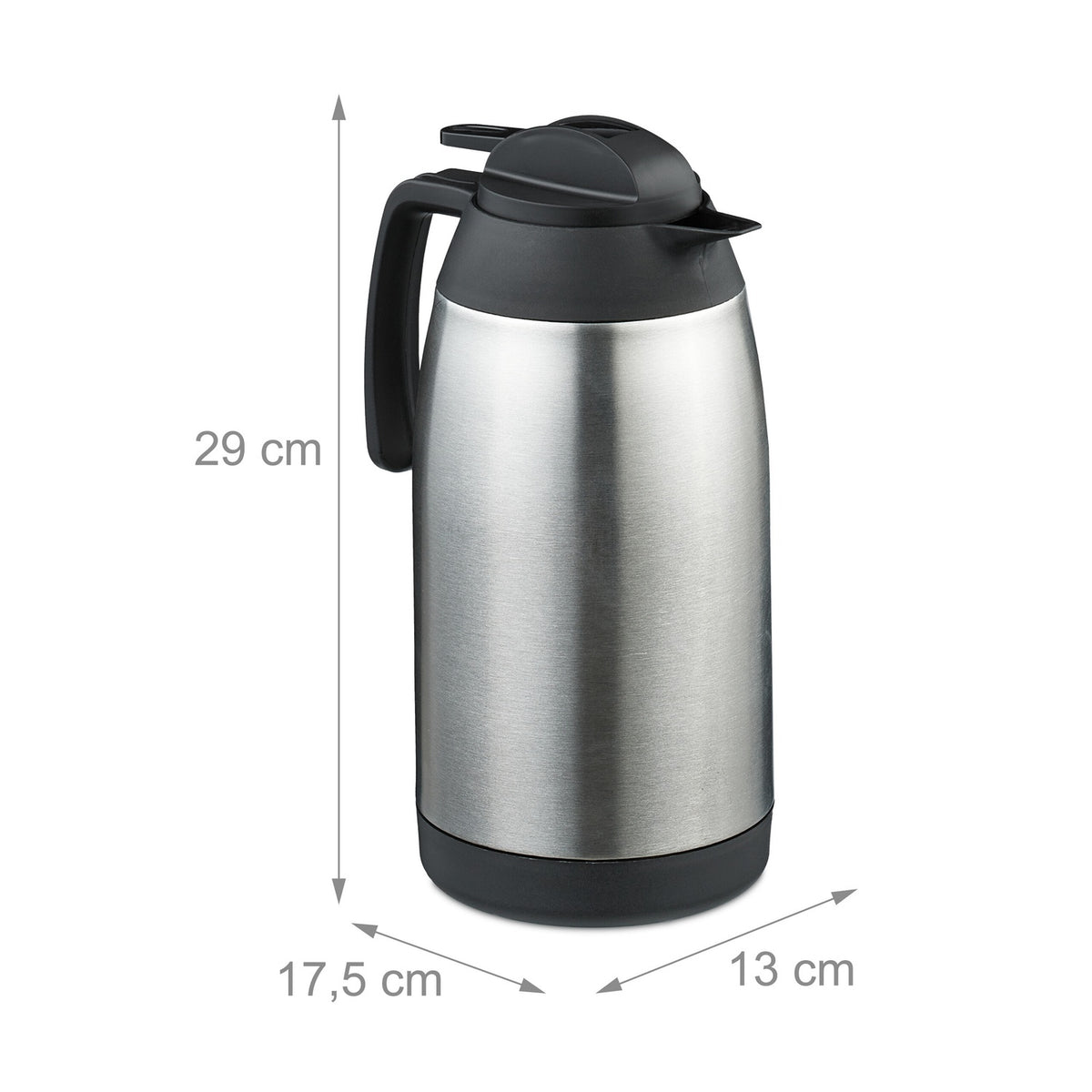 Vacuum jug in stainless steel 2.1 liters