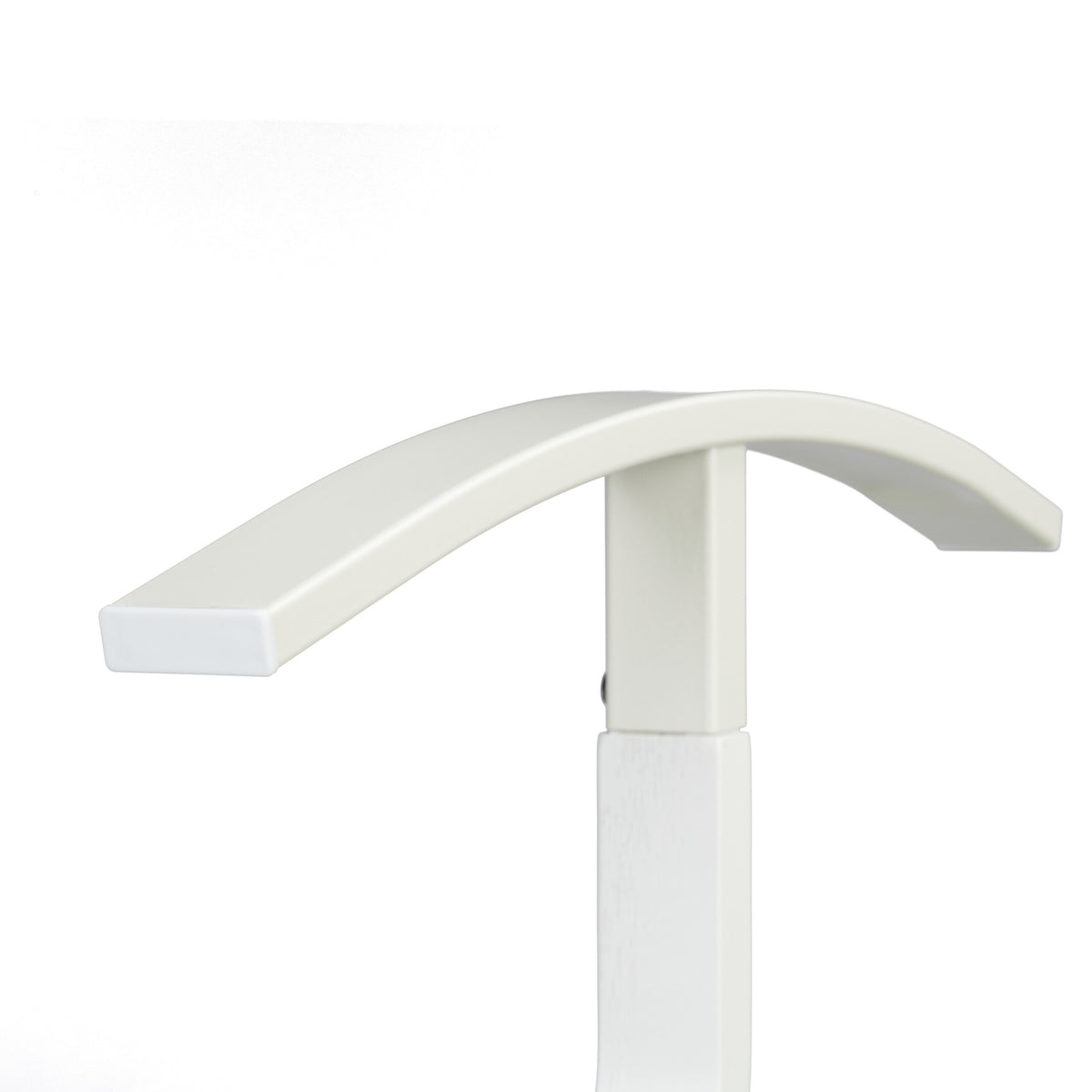 Valet Suit Stand, 107 cm, White, Steel/Wood Effect