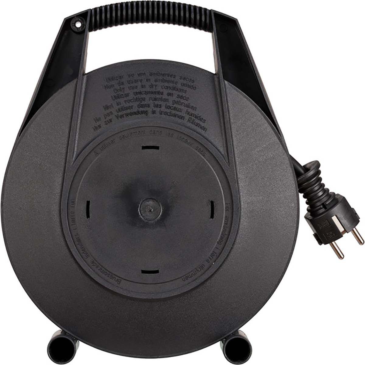 Vario Line 4-way cable reel for indoor use 10 m cable H05VV-F 3G1.5 IP20