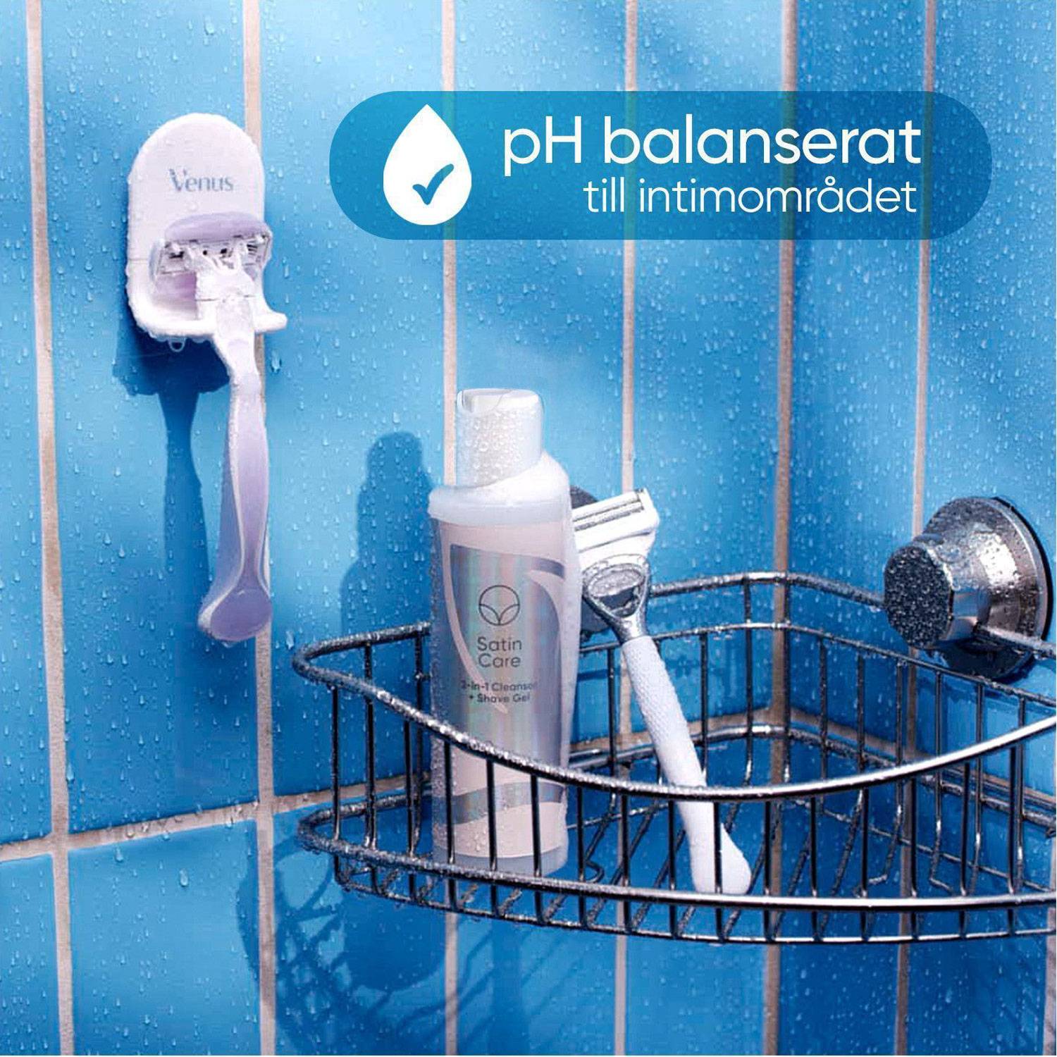 Venus Satin Care Cleanser + Shave Gel 190ML