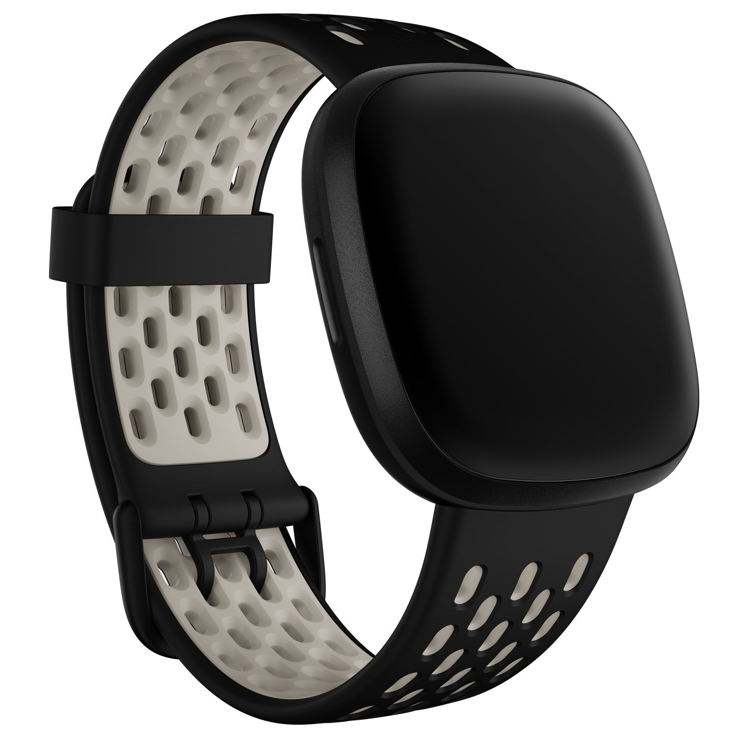 Versa 3/4,Sense/2 Sport Band Black/L.White L
