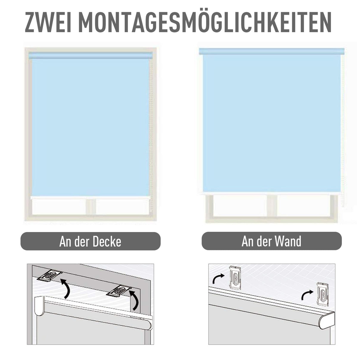 Vertical Awning, Balcony Awning, Vertical Awning, Wind Protection, Side Roller Blind, Privacy Screen With Hand Crank, Polyester Fabric + Aluminum, Gray, 120 X 200 Cm