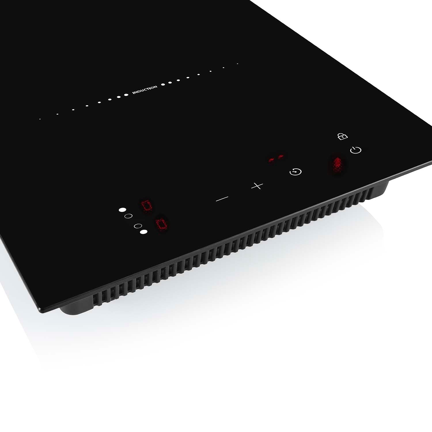 Vertical Double Induction Cooktop 3000W